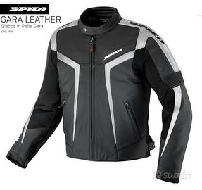 Giacca Spidi GARA LEATHER Giacca In Pelle TG 48