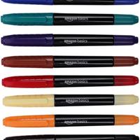 Pennarelli permanenti a doppia punta, 4 confezioni