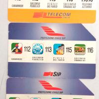 Schede Telefoniche - Protezione Civile