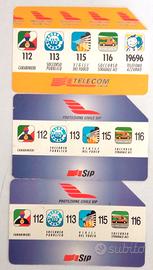 Schede Telefoniche - Protezione Civile