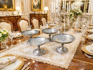 SET DI 4 PEZZI ALZATE/CENTROTAVOLO CHRISTOFLE FINE