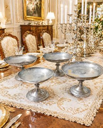 SET DI 4 PEZZI ALZATE/CENTROTAVOLO CHRISTOFLE FINE