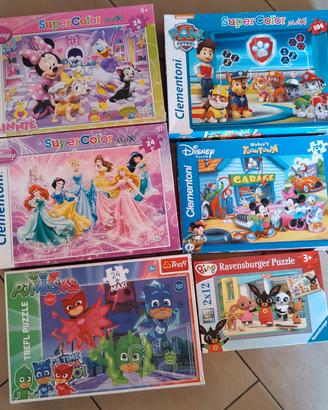 Puzzle 3 anni e 6 anni