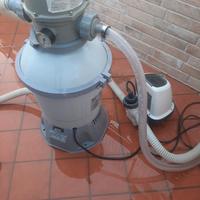 Filtro piscina e clorinatore
