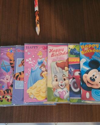 Lotto 10 Cartoline compleanno