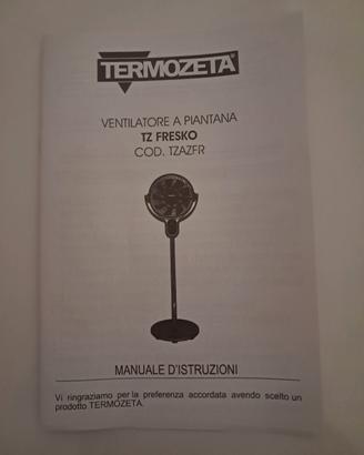 Ventilatore rinfrescante