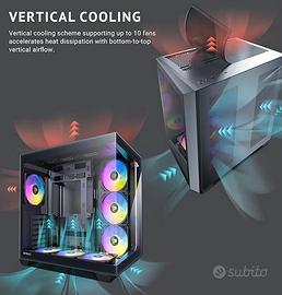 Antec C5 ARGB Mid Tower - Case da gioco