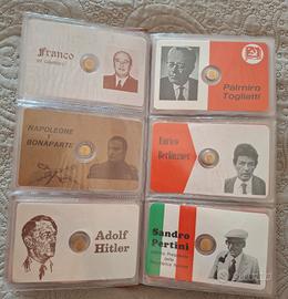 Tessere con monete commemorative
