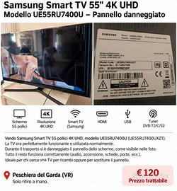 Samsung Smart TV 55" 4K UHD