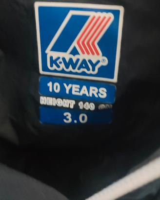 giubbotto k-way bambino 10 anni