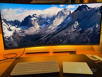 Monitor Curvo Samsung 34" con usb c