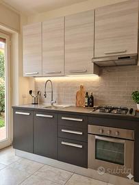 CUCINA COMPONIBILE MODERNA GRIGIO ANTRACITE