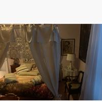 Letto baldacchino in ferro