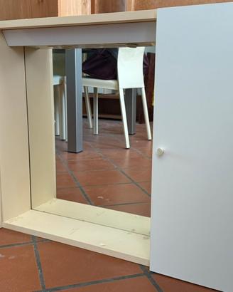 Mobiletto specchiera da bagno con luci