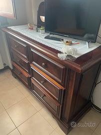 Mobile cassettiera legno massello