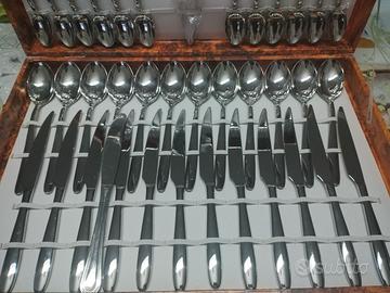 Set posate acciaio inox