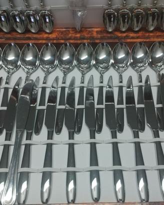 Set posate acciaio inox