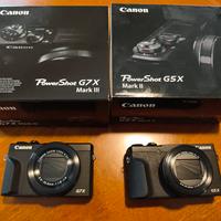 CANON G7X MKIII E CANON G5X MKII