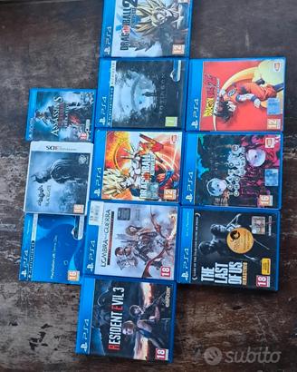 videogiochi ps4, nintendo 3DS, e DVD