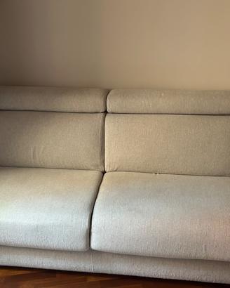 Divano letto poltronesofa, 4 posti materasso 17 cm