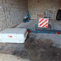 porta moto omologato con certificato per  150 kg