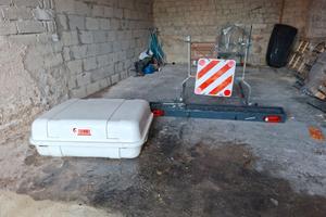 porta moto omologato con certificato per  150 kg