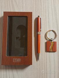 Set Niji Italiana: Penna Stilografica, Portachiavi