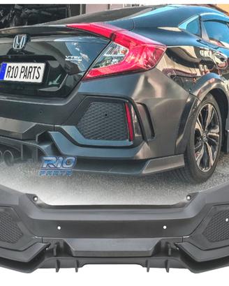 PARAURTI POSTERIORE HONDA CIVIC 16- LOOK TYPE R