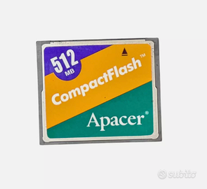 Compact Flash 512MB Scheda di memoria Apacer