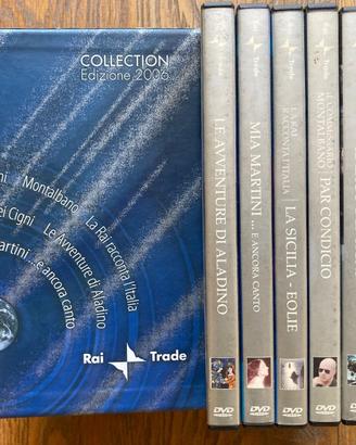 COFANETTO 6 DVD RAI TRADE 2006 Montalbano Pasolini