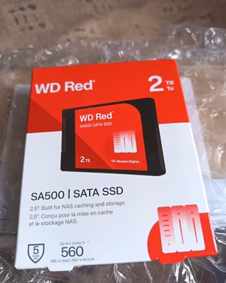  Lotto 5 SSD SATA WD (2TB + 4x 1TB) NUOVI