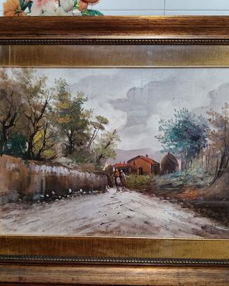 QUADRI DIPINTO OLIO SU TELA 
