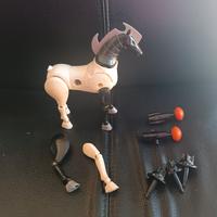 cavallo micronauti con accessori vintage robot 