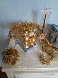Set sfere di Natale Oro Regale+ puntale