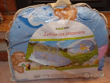 Lettino con zanzariera 