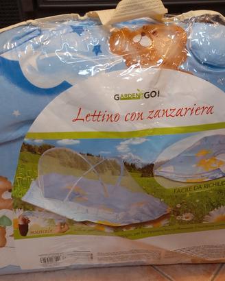 Lettino con zanzariera 
