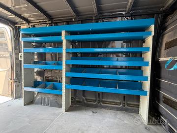 Scaffale omologato, furgone Volkswagen Mercedes