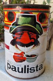Latta vintage Paulista Lavazza 500g caffè anni 70 
