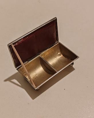 Scatola Porta-francobolli  Argento Sterling 1908