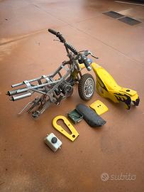Mini moto / pocket bike da cross SMONTATA