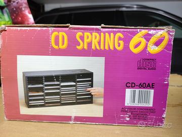5 Porta CD Spring 30/60 in legno autoespulsione