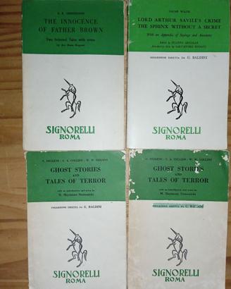 18 libri di narrativa in inglese vari livelli
