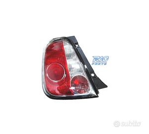 FANALE SINISTRO PER FIAT 500 07-14 CERCHIO NERO
