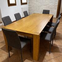 Tavolo in rovere allungabile