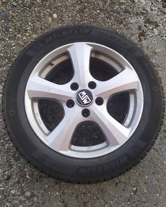 Cerchi in lega con coperture Michelin Alpin 6