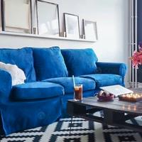 Ectorp blu divano Ikea 3 posti