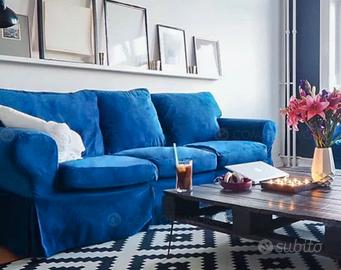 Ectorp blu divano Ikea 3 posti