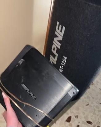 Sub e amplificatore alpine