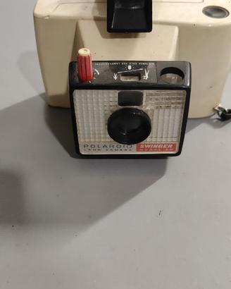 2x Macchine fotografiche Polaroid Vintage
