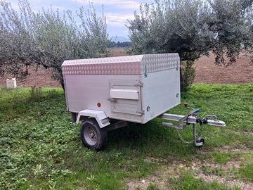 Carrello Rimorchio trasporto cani